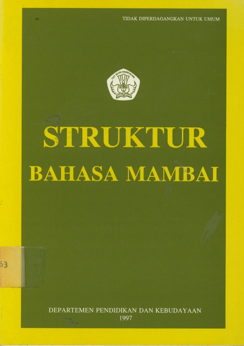 Struktur bahasa Mambai