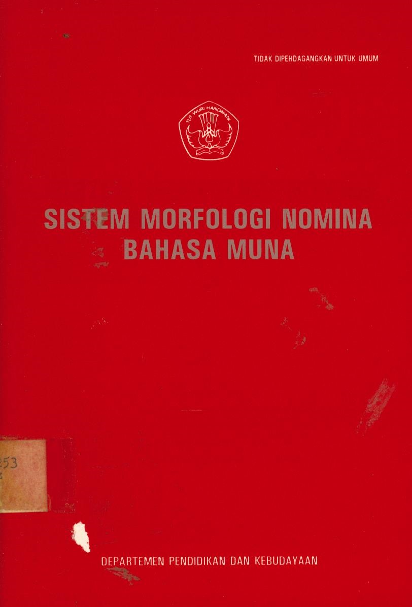 Sistem Morfologi Nomina Bahasa Muna